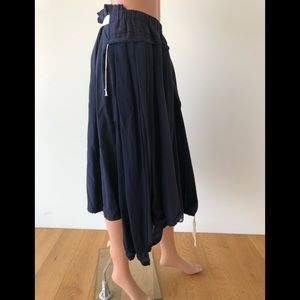 Asymmetrical Comme des garçons skirt.